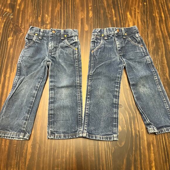 Wrangler Boys Jeans Size 3T Slim - Picture 4 of 6